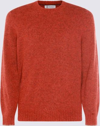Brunello Cucinelli Dark Orange Knitwesar