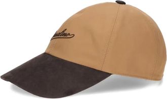 Borsalino Cappello con logo - Marrone