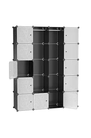 Boxxx Regalkombination, Grau, Schwarz, Wei&szlig;, Metall, Kunststoff, 143x178x36 cm, Beim&ouml;bel erh&auml;ltlich, erweiterbar, in verschiedenen Gr&ouml;&szlig;en erh&auml;ltlich, Typena