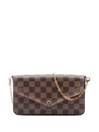 Louis Vuitton 2018 Damier Ebene Pochette Felicie crossbody bag - Bruin