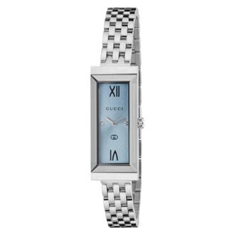 Gucci Horloge - Dames - Horloges - Blauw - ONE Size - Accessoires