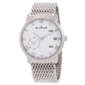 Blancpain Villeret GMT Annual Calendar Automatic White Dial Mens Watch 6670-1127-MMB