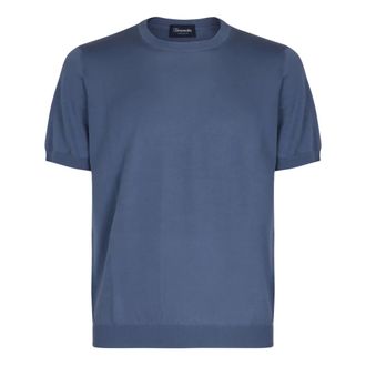 Drumohr Heren, Truien, Blauw, Maat: XL Katoen