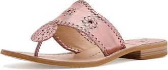 Jack Rogers Jacks Flat Sandal Womens Sandals Rose Quartz : 6.5 M, Leather