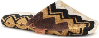 Missoni Unisex Giacomo Slippers Black Multicolor Cotton Extras