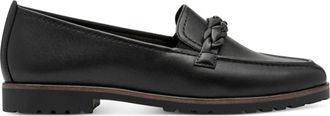 Tamaris Gesloten Loafers - Dames - Loafers - Zwart - 38 EU - Leer - Schoenen