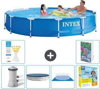 Intex Piscina Con Estructura Redonda - 366x76 Cm - 7-piezas S198