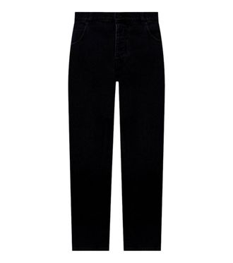 Balmain Black Loose Solid Jeans