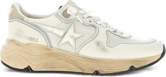 Golden Goose Witte Sterpatch Veterschoenen - Dames - Sneakers - Wit - 37 EU - Schoenen