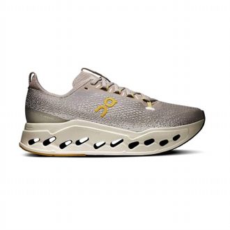 On Mens Cloudsurfer Max Shoes In Cinder Pelican