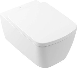 Villeroy & Boch Subway 3.0 - Inodoro Suspendido Con Asiento Softclosing, Twistflush, Rimless, Ceramicplus, Blanco Alpino 4610tlr1