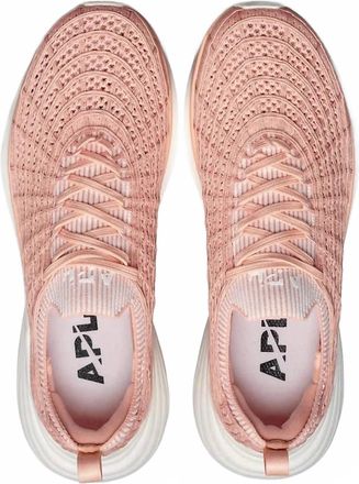 Athletic Propulsion Labs Womens Techloom Zipline Shoe In Blush/ivory/ribbed