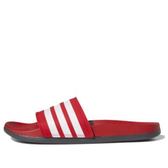 adidas Adilette Comfort Slides Scarlet White EG1852