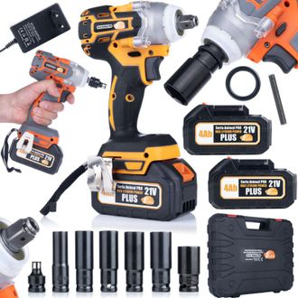 OEM Rosfix Orange Doberman 21v Od21v Atornillador De Impacto Inal&aacute;mbrico + Accesorios + 2x Bater&iacute;a 4ah