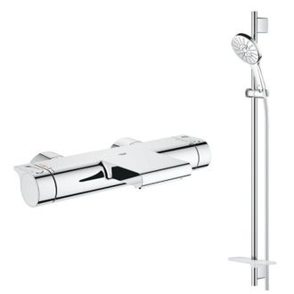 GROHE Grifo Termost&aacute;tico Para Ba&ntilde;era Grohtherm + Conjunto De Ducha Rainshower