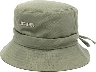 Jacquemus Cappello con logo - Verde