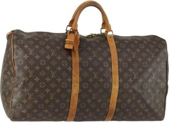 Louis Vuitton Pre-owned Weekend Bags, female, Brown, Size: ONE SIZE Pre-owned Weekend Bag