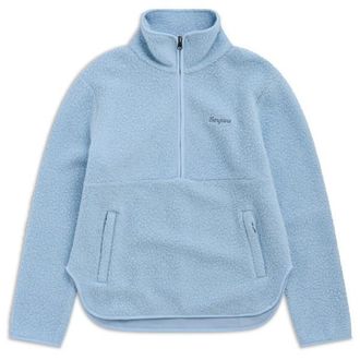 Bergans Myken Merino Pile Half Zip Fleecepullover f&uuml;r Damen | blau