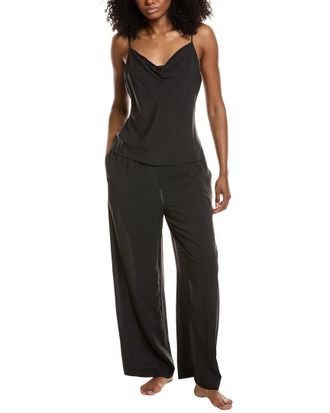 Natori 2pc Silk-Blend Cami & Pant Set