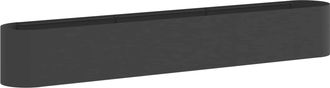 vidaXL Cama De Jard&iacute;n Elevada Negro 280 X 40 X 40 Cm Vidaxl