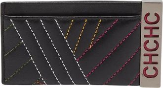 Carolina Herrera Pre-owned Wallets, female, Black, Size: ONE SIZE Pre-owned Leather wallets