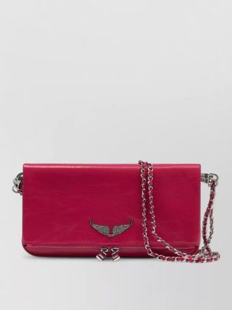 Zadig&Voltaire rock vintage patent calfskin chain crossbody