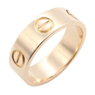 Cartier Gold Pink Gold (18K) Band Ring (Pre-Owned)