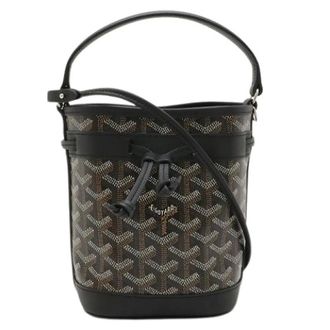 Goyard Pre-owned Petit Flot Mini Coated Canvas 2way Bag - Dames - Pre-owned - Zwart - Maat: ONE Size Synthetisch