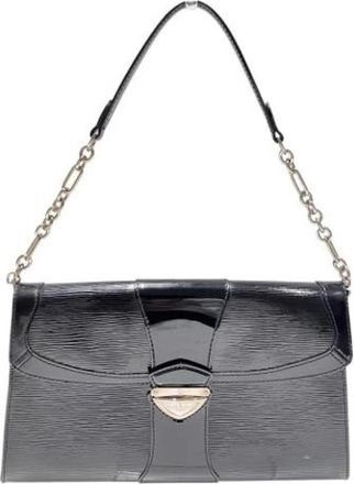 Louis Vuitton Pre-owned Pochette Schoudertas - Dames - Vintage Schoudertas - Zwart - ONE Size - Leer - Vintage