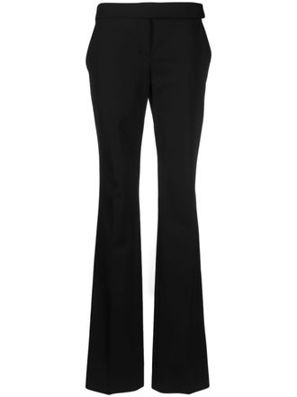 Stella McCartney pressed-crease trousers - Black