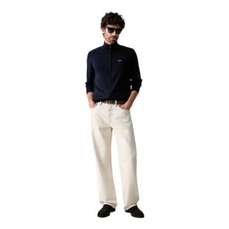 Aeronautica Truien & Vesten, Heren, Blauw, XL, Wol, Gebreide Cardigan