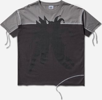 Umbro Players T-Shirt Washed Black / Smock Grey