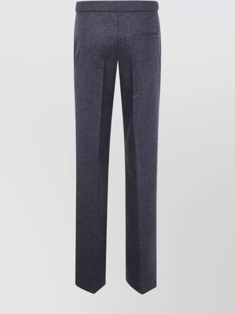 Darkpark virgin wool mid-rise tailored trousers