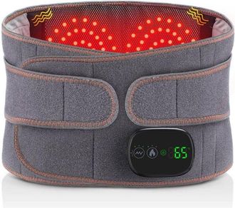 OEM Cintur&oacute;n Lumbar El&eacute;ctrico Calentado Que Combina Termoterapia, Terapia De Masaje Y Fototerapia Para Aliviar El Dolor De Espalda, Ci&aacute;tica, Dolor Lumbar 
