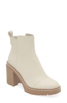 Toms Rya Leather Bootie in Natural at Nordstrom Rack, Size 5.5