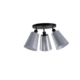 Netlighting Eva Ceiling Spotlight Clusters Silver 30.5cm 3x E27