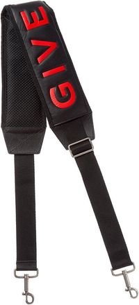 Givenchy Logo Padded Leather Shoulder Strap