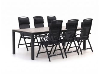 Forza Furniture Forza Capri/Fidenza 220cm dining tuinset 7-delig verstelbaar
