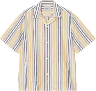 Carhartt Work in Progress S/S Folsey Shirt - male - Carhartt Wip - Short Sleeve Shirts - Multicolor - XS - Shirts
