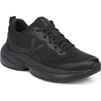 Vionic Walk Quest Sneaker in Black/Black at Nordstrom, Size 8.5