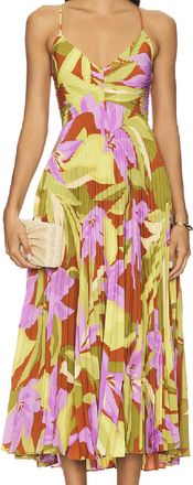 Astr Blythe Dress In Green