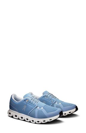 On Cloud 6 Sneaker in Chambray/White at Nordstrom, Size 11.5