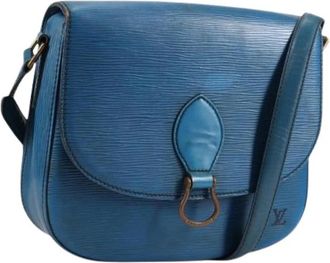 Louis Vuitton Tweedehands leren Louis Vuitton tassen - Dames - Vintage Schoudertas - Blauw - ONE Size - Vintage