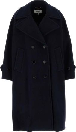 Chlo&eacute; Cappotto doppiopetto oversize - - Coats - Donna - Blu - S