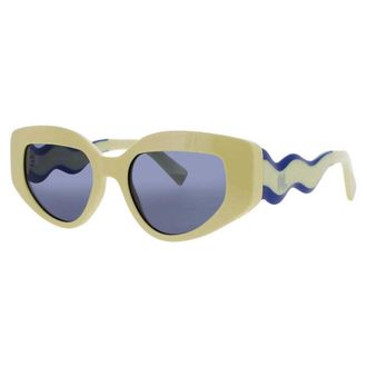 Karl Lagerfeld Ladies Blue Rectangular Sunglasses KLKL6144S703