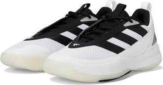 adidas Front Court Basketball Shoes Shoes White/Black/White : Mens 10.5 - Womens 11.5 Medium, Leather