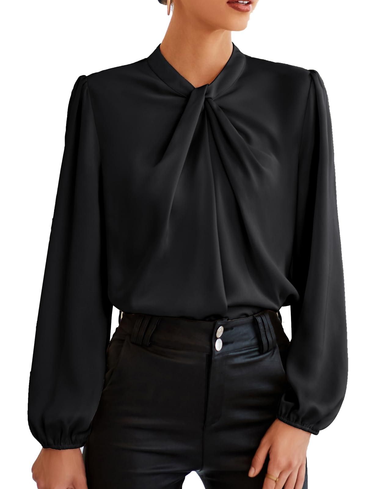 GRACE KARIN Damen Bluse Mit Plissee – Lässig & Elegant Für Den Sommer