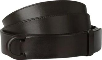 Orciani Accessoires, Heren, Bruin, ONE Size, Leer, Nobuckle Bull Belt