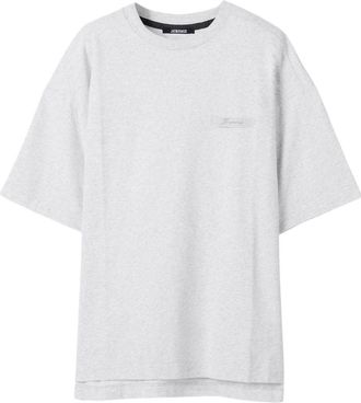 Jacquemus Relaxed Fit Graphic T-Shirt - Light Grey