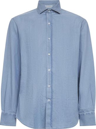 Brunello Cucinelli Uomo, Magliette, Blu, 2Xl, new